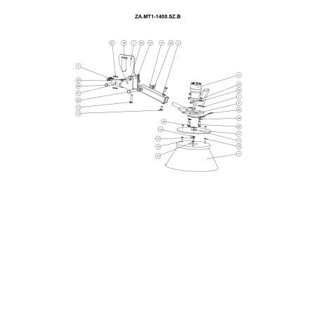 Części zamienne - Zamiatarka MT1